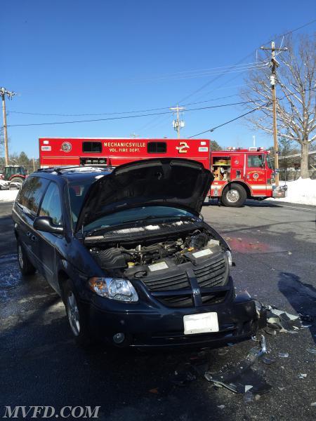 Firefighters responded to a motor vehicle accident on Point Lookout Road in Mechanicsville. 